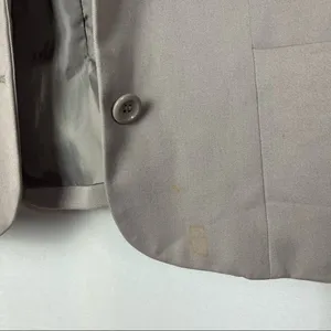 H&M Divided Taupe Gray Two Button Office‎ Blazer 8 thumbnail 4