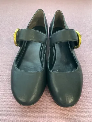 House of Harlow 1960 x REVOLVE Womens Clementine Flats in Black 6 Leather Shoes thumbnail 5