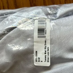 NWT Show Me Your MuMu Tuscany Maxi Slip Dress in Silver Luxe Satin - Size S thumbnail 7