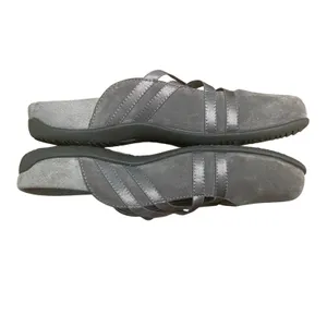 Vionic Claire Gray Suede Slide Sandals Orthotic Comfort Women’s 6 Travel Walking thumbnail 7