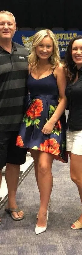 Floral Dress Blue Size 4 thumbnail 5