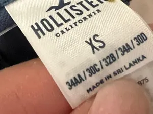 {Hollister} Brand New Gray Shimmer Underwire Bikini Top thumbnail 7