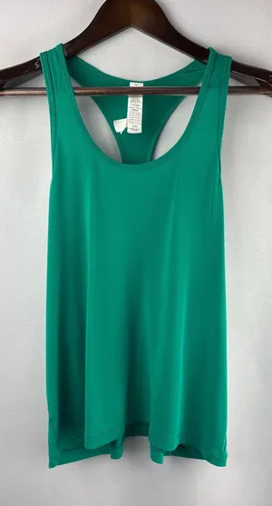 Women’s alo Medium Green Racerback Sports Tank thumbnail 1