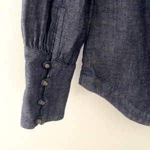 Banana‎ Republic Denim Crewneck Top. Size XS thumbnail 3