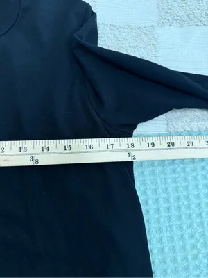 Black Long Sleeve High-Low Dress‎ - size M thumbnail 2