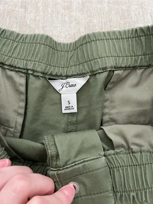 J. Crew Pull On Short in Lightweight Chino in Green Size Small thumbnail 5