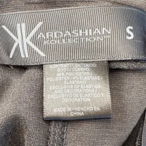 Kardashian‎ Kollection Black Strapless Bodycon Dress Ribbon Applique Small thumbnail 7