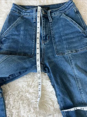 Judy Blue High Rise Women’s Utility Cargo Jeans, size 3/26 ^ thumbnail 10