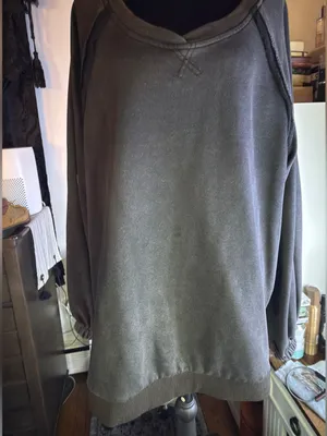 POL Black Open-Back Crisscross Pullover thumbnail 3
