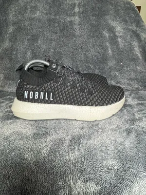 NOBULL Allday Knit Mens 9 / Womens 10.5 Black Athletic Running Training Shoes thumbnail 3