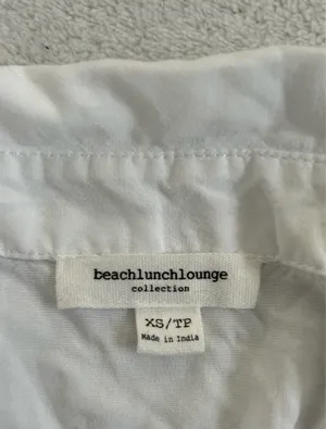 BeachLunchLounge Button Down White Shirt thumbnail 2