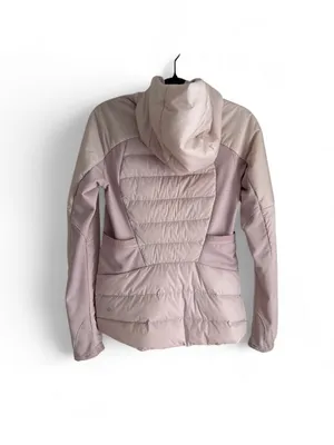 Lululemon Down For It All Jacket Porcelain Pink Lightweight Puffy Coat Size 8 thumbnail 7