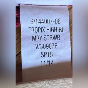 Old Navy Womens Strawberry Tropix High Rise Belted Paper Bag Pull-On Pants|Sz:S thumbnail 12