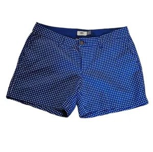 Old Navy Blue/White Polka Dot Shorts, Size 10 thumbnail 1