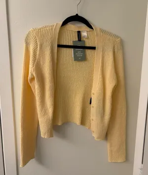 H&M Yellow Cardigan thumbnail 1