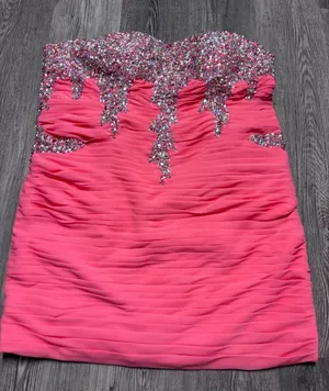JJ’s House Beaded Prom Mini Dress thumbnail 1