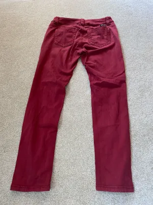 Miss Me Mid-Rise Skinny Jeans Red 29 x 28 thumbnail 6