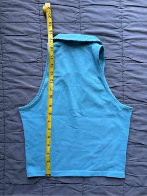 Abercrombie & Fitch Essential Polo Tank - Pool Blue - S thumbnail 14