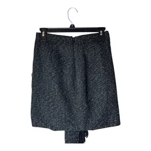 House Of CB Skirt Women Small‎ Black Tweed Draped Fringe Mini Sexy Preppy thumbnail 5
