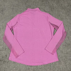 IBKUL Shirt Womens Medium Pink White Golf Pickleball UPF50+ Beach Top 1/4 Zip thumbnail 5