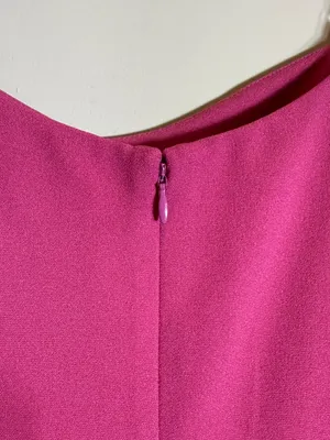 Dress The Population Mira Ruffle Mini Dress Womens Medium Hibiscus Pink Cocktail thumbnail 12