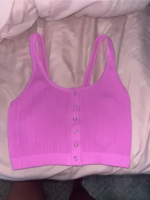 Aerie Pink Tank Top Size Large thumbnail 2