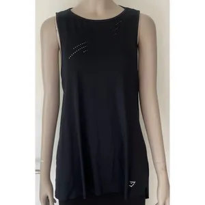 Gymshark Black Laser Cut Tank Top  thumbnail 6