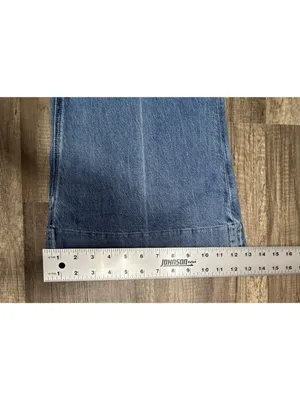 American Eagle High Rise Flare womens sz 10 medium wash denim jeans 33x29 thumbnail 11