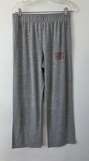 BDG Wide Leg Sweatpants Yoga Loungewear Gray Cozy Casual Errands Sleepwear M thumbnail 1