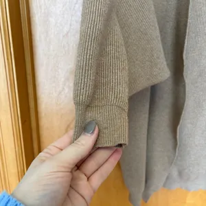 AKEMI + KIN Beige Ribbed Kimono Cardigan Sweater One Size‎ thumbnail 2