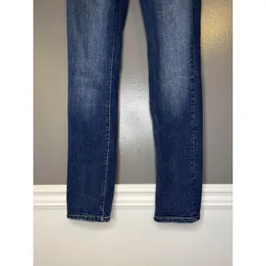 Aeropostale Skinny Jeans Womens 6 Medium Wash Blue Distressed Stretch Denim thumbnail 3