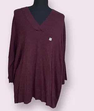 Loft Oversized v neck sweater Size M thumbnail 1