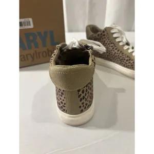 Faryl By Farylrobin Women's Size 7‎ Neutral Animal Print Lace Up Ankle Shoes thumbnail 4
