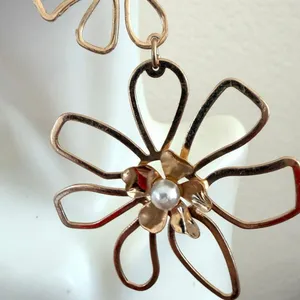 Park Lane Hampton Gold Tone Floral Drop Earrings thumbnail 2