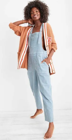 Aerie Werk & Play Corduroy Overalls thumbnail 5