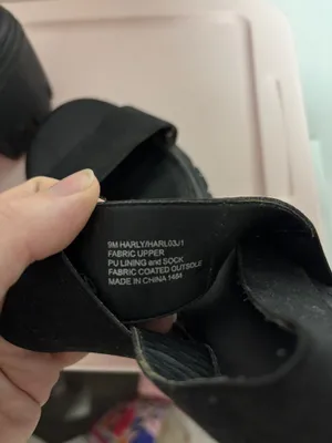 Chunky black platform sandal thumbnail 5