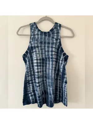 Lululemon All Tied Up Retro Eco Aesthetic Fly Away Tank Cotton Tie Dye 4-6 small thumbnail 5