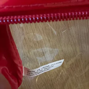 Vintage Betty Boop clear red duffle shoulder bag thumbnail 8