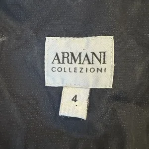 4/ S sleeveless Armani shirtdress button-front belt LBD Short Luxury Designer thumbnail 5