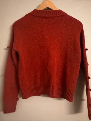 MADEWELL Pom-Pom Cardigan Sweater thumbnail 5