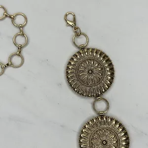 Flower Concho Sunburst Gold Chain Belt OS ✨ thumbnail 3