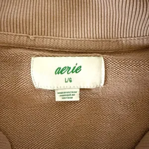 Aerie Luxe Motto Quarter Zip Pullover thumbnail 5