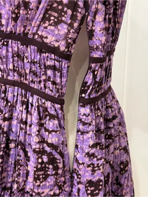Ulla Johnson Kesia Mini Dress 2 Purple Long Sleeve Fall Feminine Whimsy Chic thumbnail 10