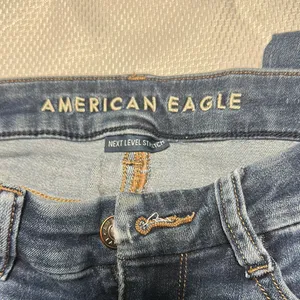 American Eagle Outfitters Blue Skinny Jeans Classic Style thumbnail 2