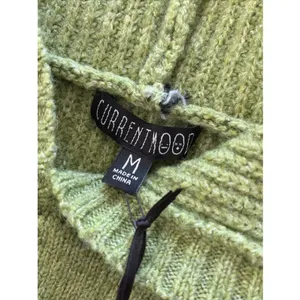 Current Mood Fly Away Butterfly‎ Hoodie Womens Size M Green Y2K Knit Dolls Kill thumbnail 3