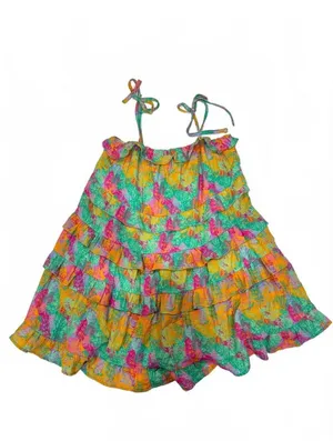 Talulah Vibrant Floral Tiered Mini Dress thumbnail 2