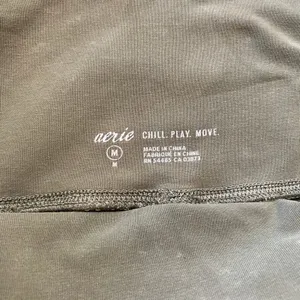 Aerie Chill Play Move Olive Leggings Women’s Medium | High Rise Soft Activewear thumbnail 3