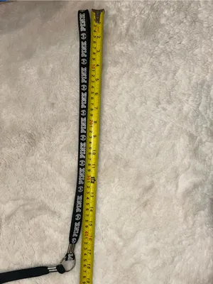 Victoria's Secret Black Lanyard with Pink Logo key chain thumbnail 2