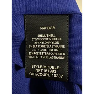 Halston Heritage Blue Ponte Cutout Sheath Dress Long Sleeve Bodycon XS thumbnail 5