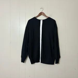 Nike Sportswear Crewneck Sweatshirt Black Back Zipper Size S Streetwear thumbnail 5